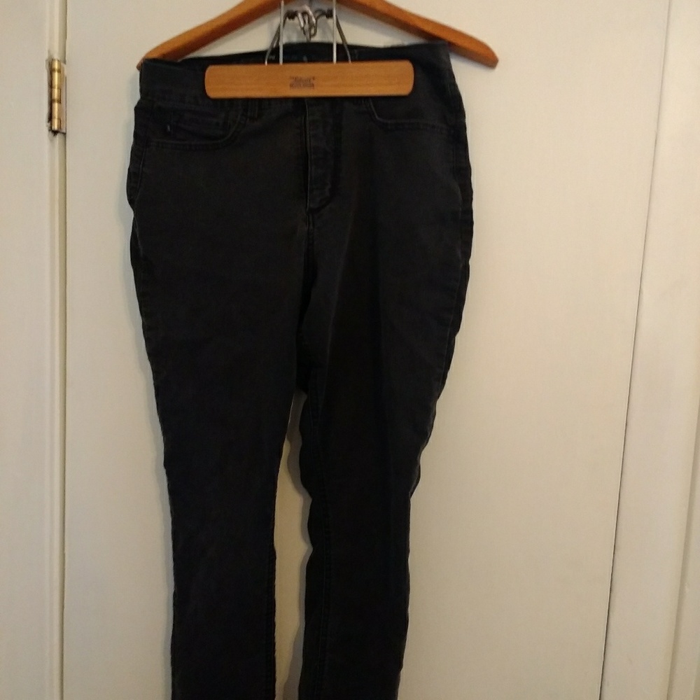 Lee easy fit petite gray skinnies